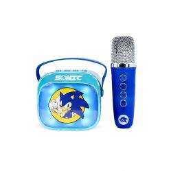 OTL - Light Up Wireless Karaoke Speaker W/ Microphone - Sonic The Hedgehog - Toys