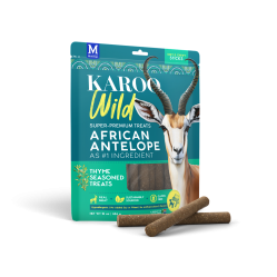 Karoo -  Wild sticks - african antilope with thyme  - 454gr - Pet Supplies