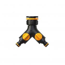 Fiskars - CF Twin Tap connector - All in size - Garden, Patio and Outdoor