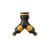 Fiskars - CF Twin Tap connector - All in size - Garden, Patio and Outdoor