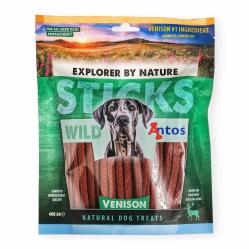 Antos - Wild Sticks Venison - 400g - Pet Supplies