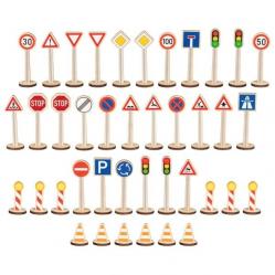 Goki - My Big Traffic Sign Set (53761) - Toys