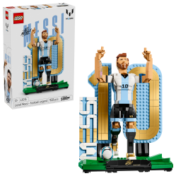 LEGO - Editions Football - Football Legend Lionel Messi (43015) - Toys