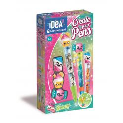Clementoni - Create Your Pens Sweety (Pack By 3) (I-18394) - Toys