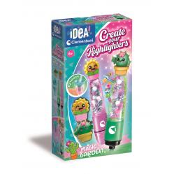 Clementoni - Create Your Highlighters Magic Garden (Pack By 2) (I-18397) - Toys