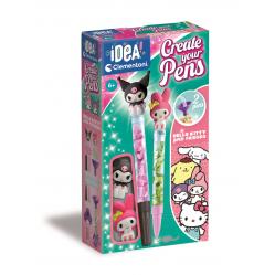 Clementoni - Create Your Pens: Helly Kitty, My Melody & Kuromi (I-18431) - Toys
