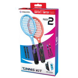 ONIVERSE - NSW2 Tennis Kit Pack of 2 Rackets - Orange/Blue - PC