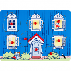 Moomin - Peg Puzzle Moominhouse (35527005) - Toys
