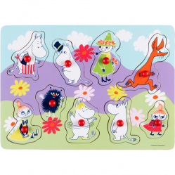 Moomin - Peg puzzle Spring (35527006) - Toys