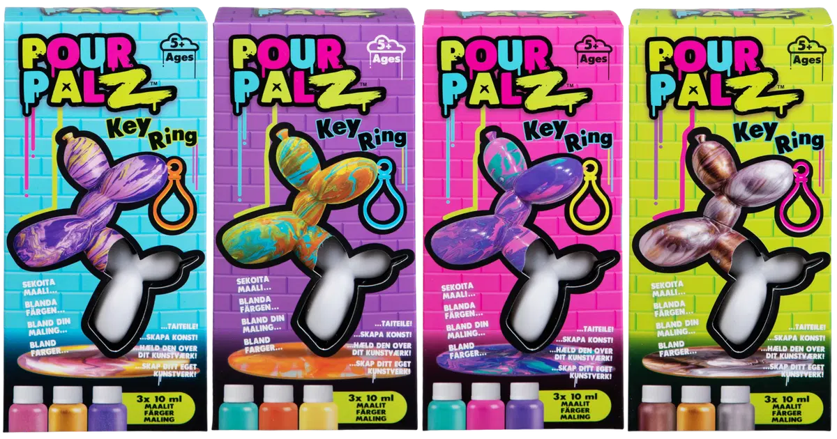 Pour Palz - Balloon Dog Keyring (33130163) - Toys