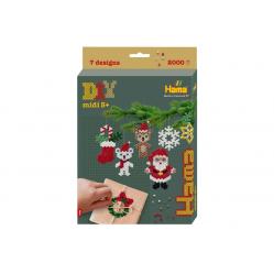 Hama - Midi Hanging Box Christmas Fun (383455) - Toys