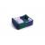 HAY - Dogs Bed  Zip Small - H21 x W52 x L60 cm - Green & Lavender - Pet Supplies