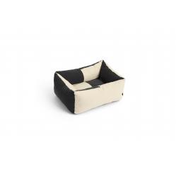 HAY - Dogs Bed Zip X-Small  - W43 x L52 x H21 cm - Black & White - Pet Supplies