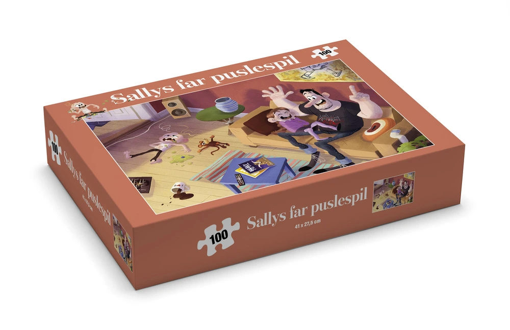 Sallys far puslespil, 100 brikker - Toys
