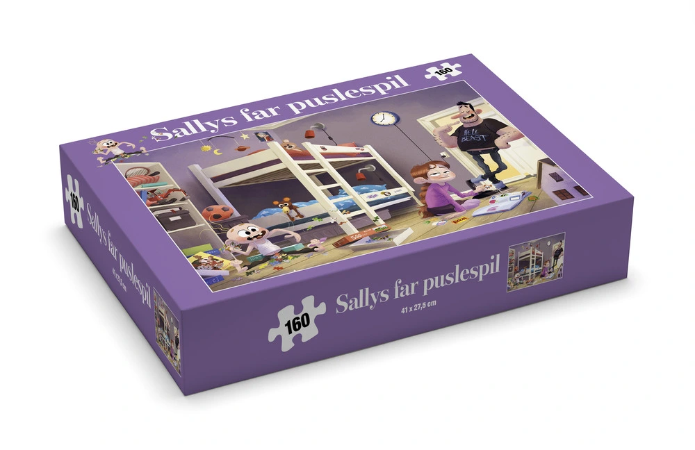 Sallys far puslespil, 160 brikker - Toys