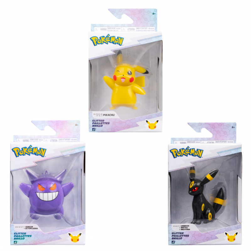 Pokémon - Select Glitter Battle Figure Assorted (PKW4906-12) - Toys