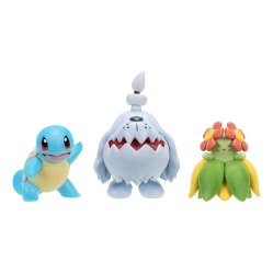 Pokémon - Battle Figure 3 Pack Squirtle, Greavard & Bello (PKW4559) - Toys
