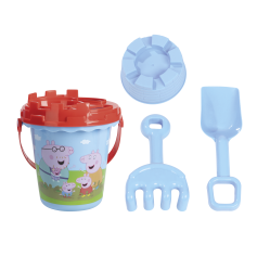 Moxy - Peppa Beach Bucket Blue, 5pcs (168501) - Toys