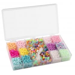 JOYA - Jewellery Set, 5 diff. beads & transparent thread (981091) - Toys