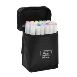 Nassau - Pastel Round Dual Markers, 24 Pcs (AR017002) - Toys