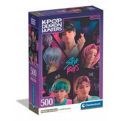 Clementoni - Puzzle K-Pop Demon Hunters 1, 500 pieces (I-35625) - Toys