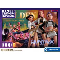 Clementoni - Puzzle K-Pop Demon Hunters 3, 1000 pieces (I-37126) - Toys