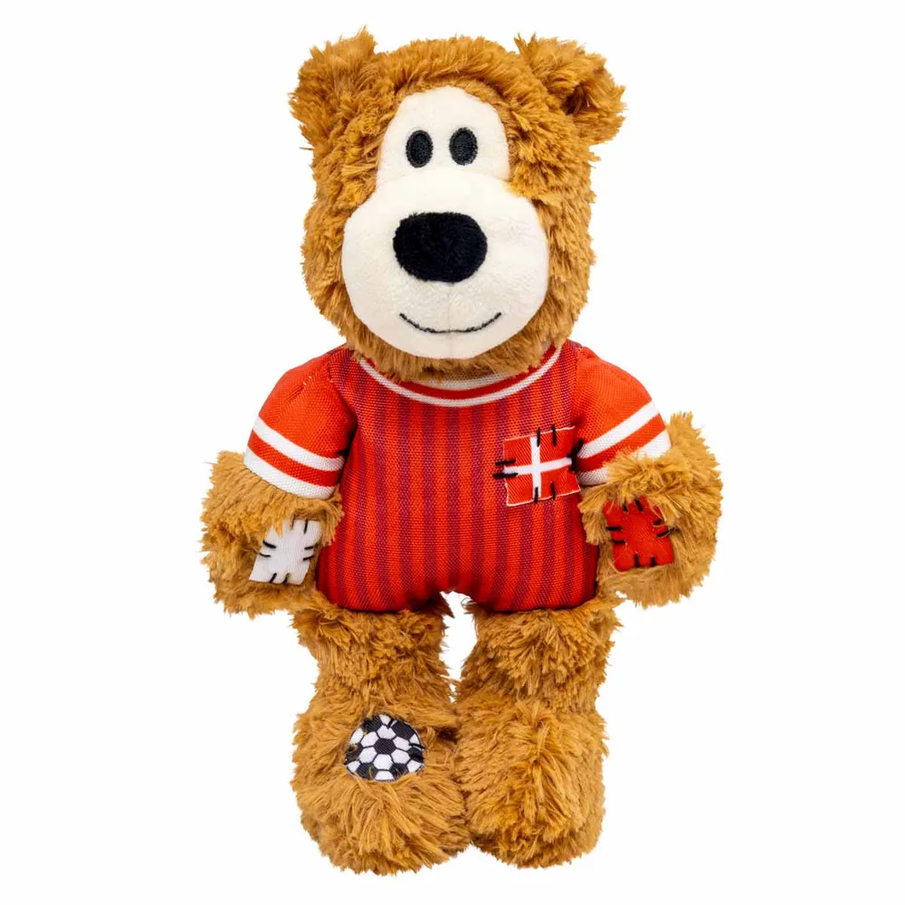 Kong - Wild Knots Bear World Cup Denmark 26,5x14,5x8,5cm - Pet Supplies