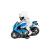 TEC-TOY - Motorcycle T-R R/C 1:10 2,4GHz w/light, blue (471280) - Toys