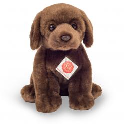 Teddy Hermann - Sitting Labrador dark brown 25 cm (919582) - Toys
