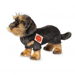 Teddy Hermann - Standing Rough-haired Dachshund 28 cm (919230) - Toys