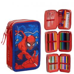 Cerda - Pencil Case with Accessories - Spider-Man (I-2700001649) - Toys