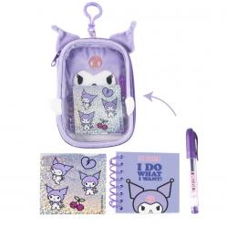 Cerda - Stationery Set Plush Hello Kitty Kuromi (I-2700002351) - Toys