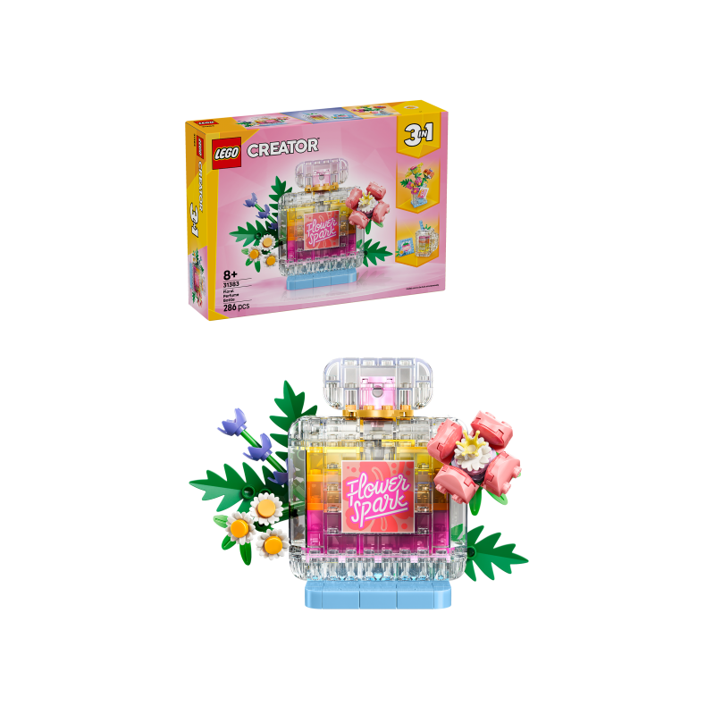 LEGO - LEGO Creator - Floral Decor Perfume Bottle (31383) - Toys