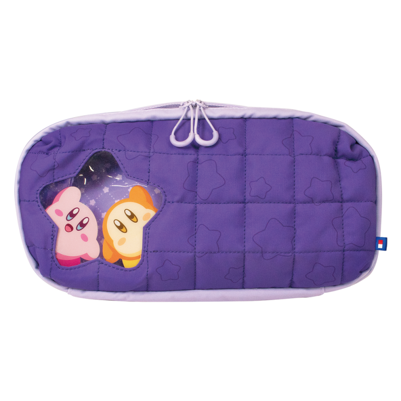 HORI - Puff Pouch for Nintendo Switch 2 (Kirby and Waddle Dee) - Purple - Mid-size - Nintendo Switch 2