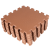 BabyDan - Mocca Playmat - Brown - 90 x 90 cm - Baby and Children