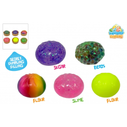Trend Toys - Kawaii Secret Filling Mix Dumplings 6cm. 5pcs. Asst. In Steamer Basket. CDU (201090) - Toys