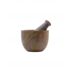 House Doctor - Mortar with Pestle - Brown - Home and Kitchen
