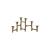 House Doctor - Candle stand w. 6 cups, HDMove - Brass - l: 50 cm, h: 17 cm - Home and Kitchen