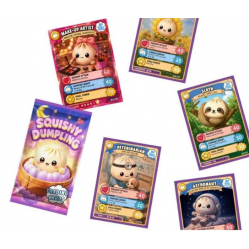 Squishy Dumplings - Collectible Cards 5 Pack (384-0001) - Toys