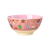 Rice - Melamine Bowl with Red Kids in Paris Print - Pink - 700 ml - Baby and Children