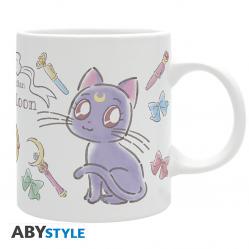 Sailor Moon - Luna & Artemis Chibi Mug (320ml) - Home and Kitchen