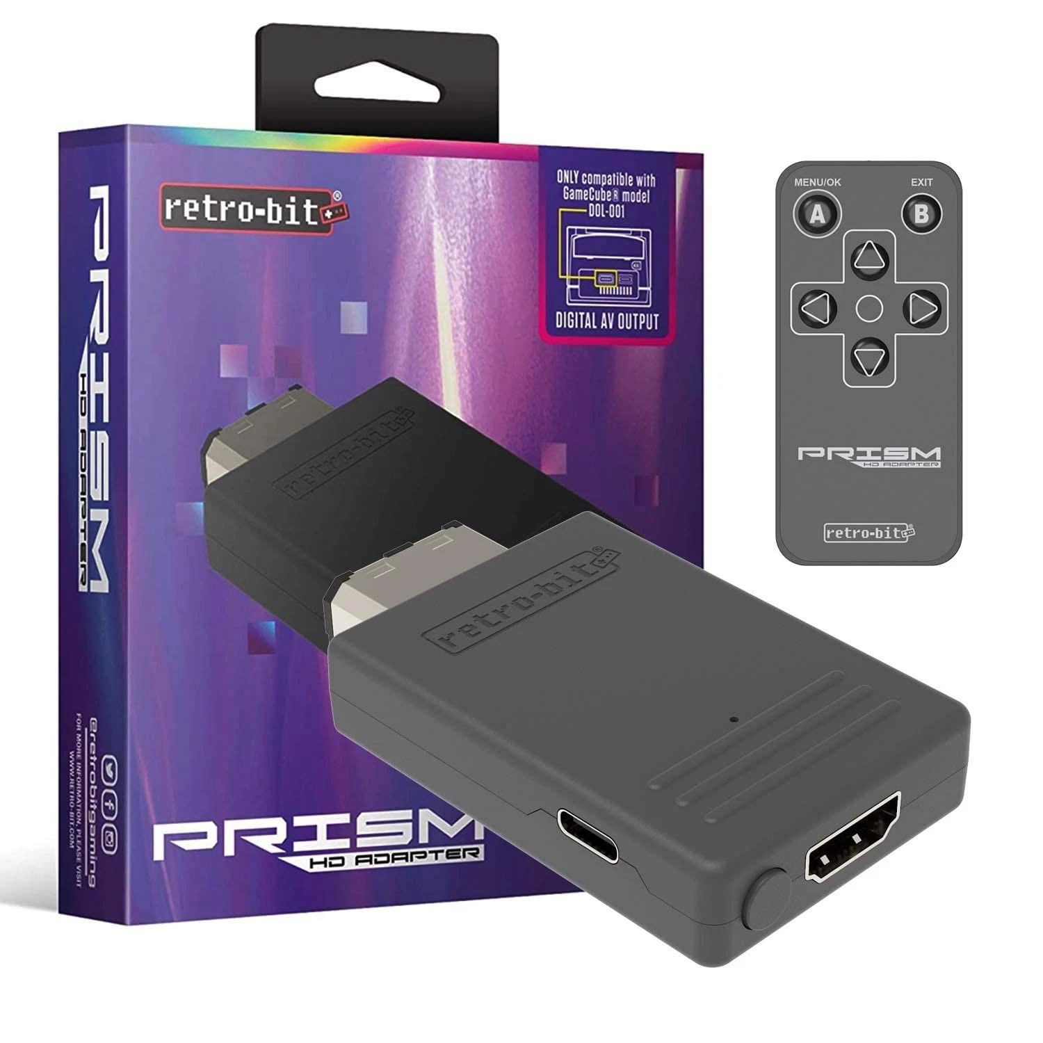 Retro-Bit - Prism HD Adapter Gamecube - GameCube