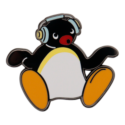 Pingu - Limited Edition Headphones Pin Badge - Fan Shop and Merchandise