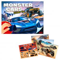 Dino World - Monster Cars Sticker Fun (0414206) - Toys