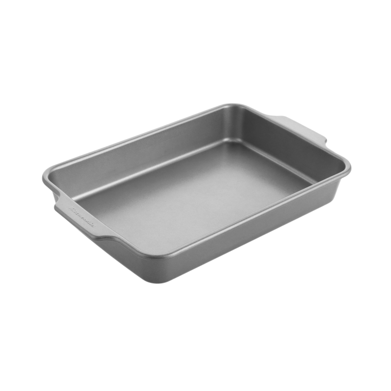 KitchenAid - Metal Bakeware Cake Pan - Silver - 33 cm x 22.5 cm - Home and Kitchen KitchenAid - Metal Bakeware Cake Pan - Silver - 33 cm x 22.5 cm - Home and Kitchen