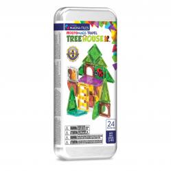Magna Tiles - microMAGS Treehouse Travel 24-Piece (90480) - Toys
