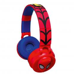 Lexibook - 3D Spider-Man On-Ear Bluetooth® and Wired foldable Headphones (HPBT015SP) - Toys