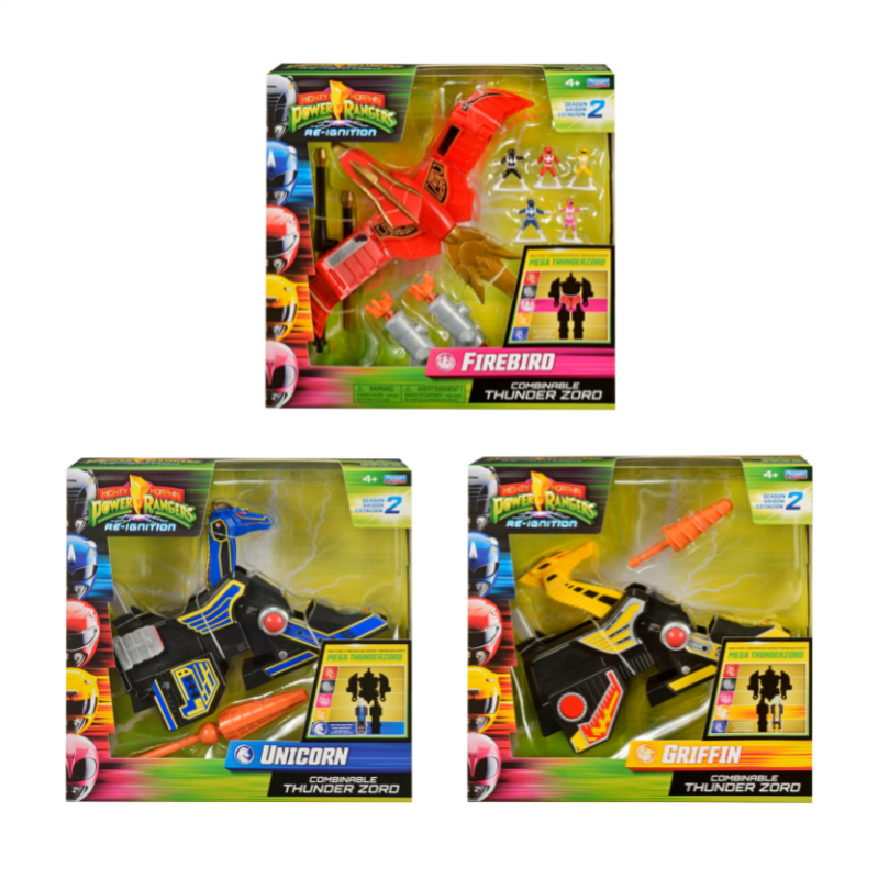 Power Rangers - Combinable Thunderzord Assortment (PWR68600CO) - Toys
