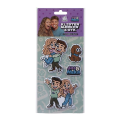 FIRSTGRADE - Jas&Mika Stickers 4 pcs (26-JM-STICKERS2) - Toys