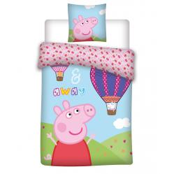 Peppa Pig - Bed Linen - Junior Size 100 x 140 cm - Baby and Children